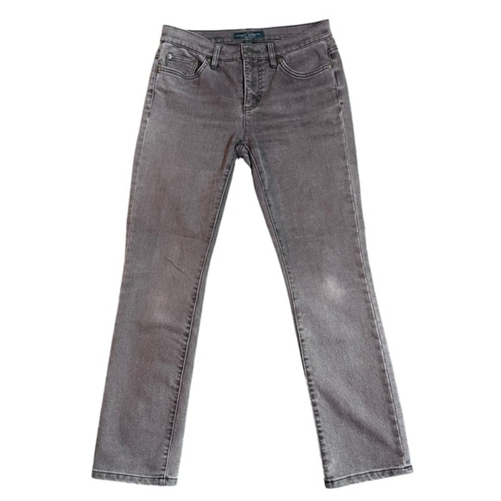 LRL‎ Lauren Jeans Co. Petite Gray Denim Jeans Size 6P Women's